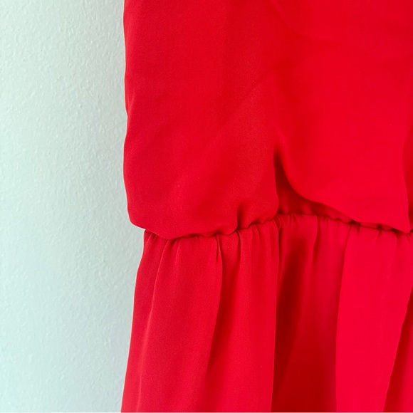 Haute Hippie Criss Cross Strapy BackThe Exit Strategy Silk Mini Dress (Y1) - Picture 5 of 15